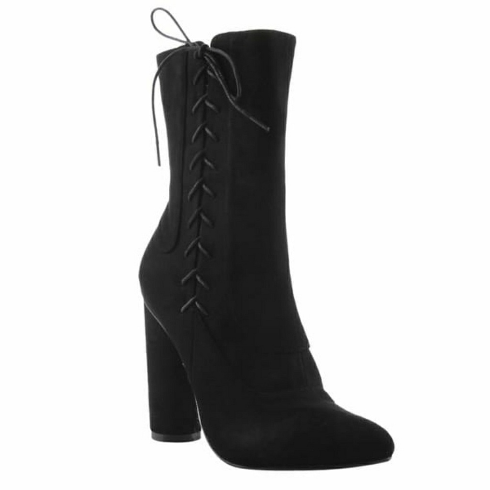 Cape Robbin Side Lace Up Boots